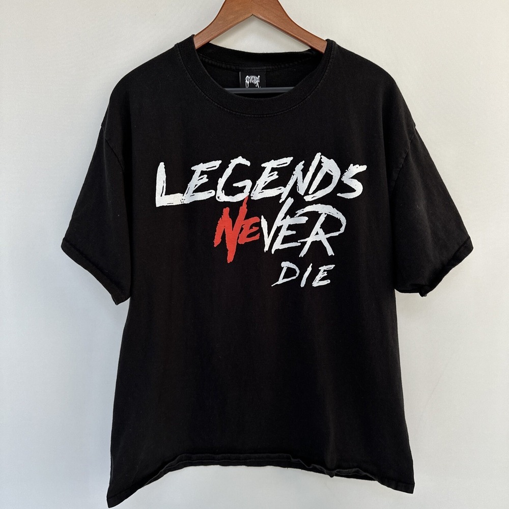 Juice‎ WRLD x Revenge "Legends Never Die" Black Shirt Men's XL Short Sleeve Tee